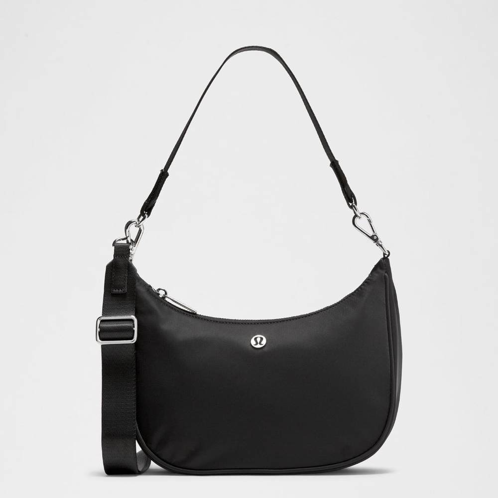 lululemon athletica Classic Black Shoulder Bag 3L